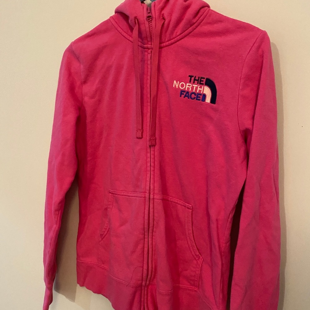North Face zip up sweater